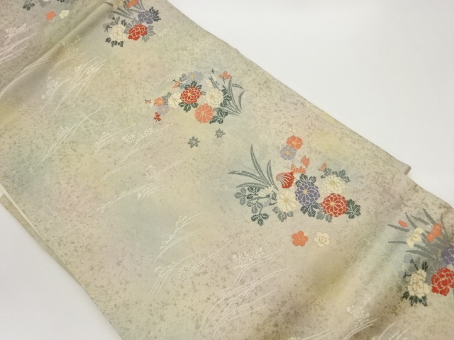 JAPANESE NAGOYA OBI / WOVEN MANDARIN DUCK